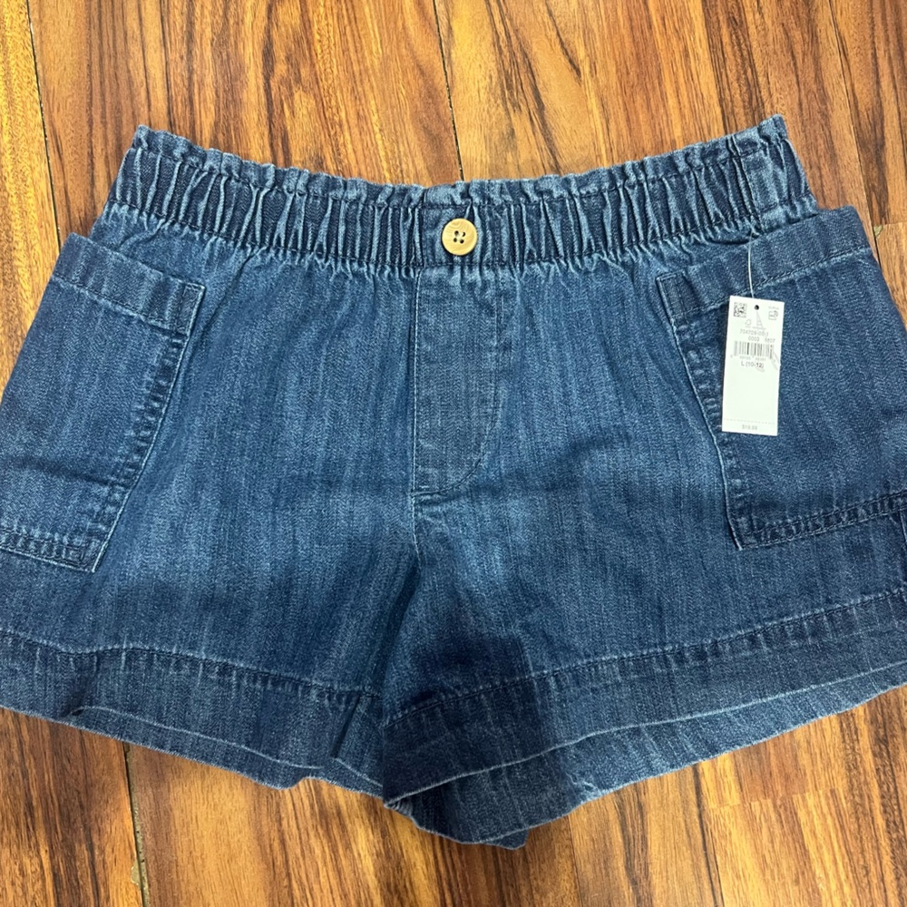 Blue Denim Shorts